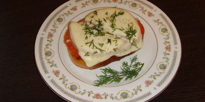 Рецепт горячего бутерброда