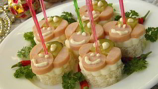 Рецепт закусок ны шпажкаха