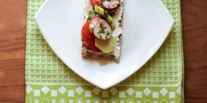 Шаг 3: салата весеннего бутерброд