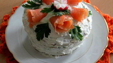 Рецепт Шведского бутербродного торта