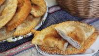Рецепт Чебуреков на пиве с мясом