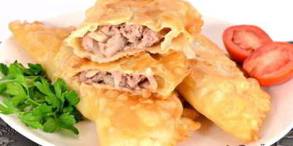 Шаг 9: чебуреков с индюшиныма фаршема