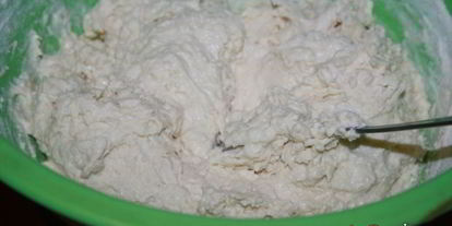 Шаг 1: чебуреков с курицей и кислым яблоком на кефире