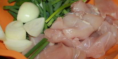 Шаг 3: чебуреков с курицей и кислым яблоком на кефире