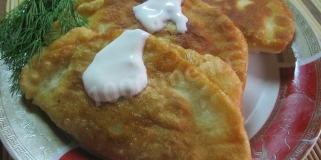 Рецепт Чебуреков с курицей и зеленью