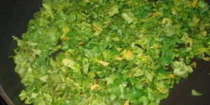 Шаг 1: чебуреков с зеленью