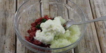 Шаг 4: начинки для чебуреков из говядины