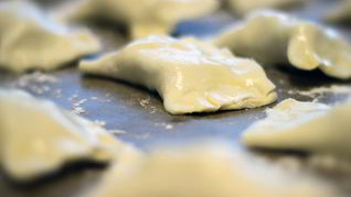 Рецепт Оригинальных постных чебуреков