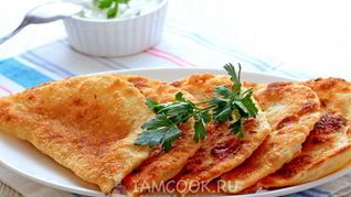 Рецепт Постных чебуреков с картошкой