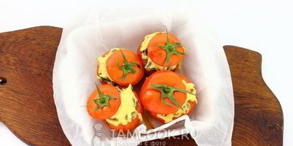 Шаг 8: фаршированных помидоров в духовке