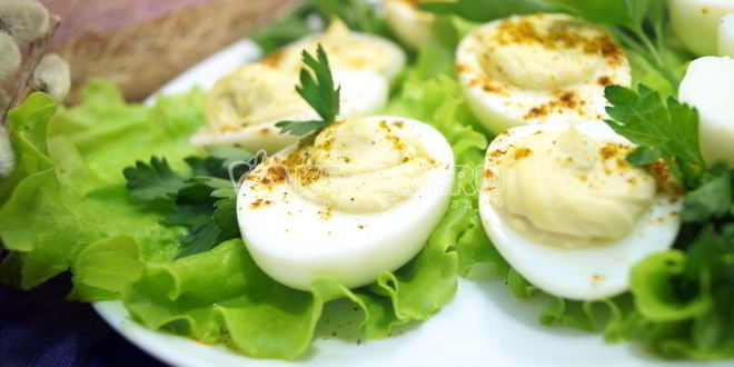 Рецепт фаршированных яиц карри