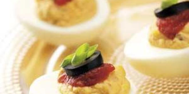 Рецепт фаршированных яиц санта фе