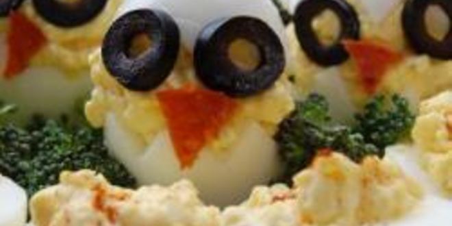 Рецепт фаршированных яиц цыплята