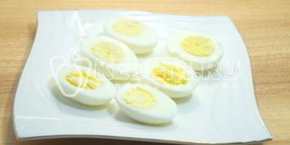 Шаг 2: фаршированных яиц зимняя закуска