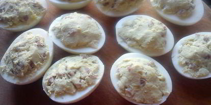 Шаг 5: фаршированных яиц