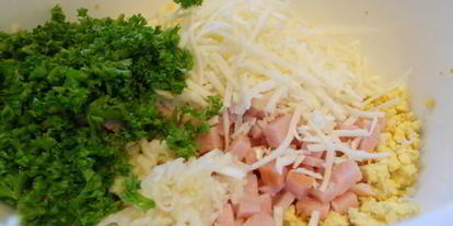 Шаг 2: яиц фаршированных балыком