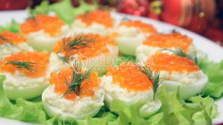 Рецепт Яиц фаршированных икрой