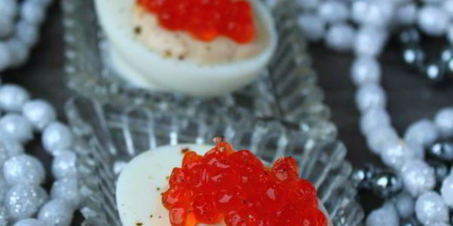 Рецепт яиц фаршированных с тунцом