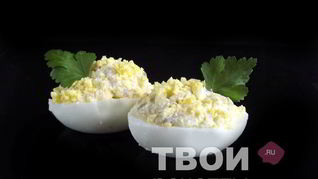 Рецепт Яиц, фаршированных сельдью