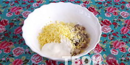 Шаг 2: яиц, фаршированных сельдью