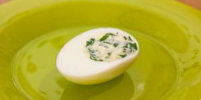 Шаг 6: яиц, фаршированных семгой