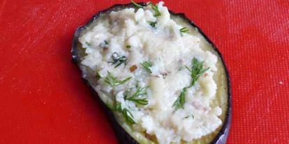 Шаг 20: гондол с баклажанами