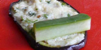 Шаг 22: гондол с баклажанами