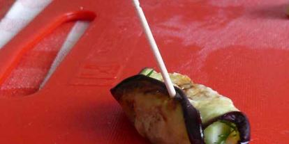 Шаг 24: гондол с баклажанами