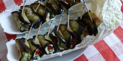 Шаг 26: гондол с баклажанами