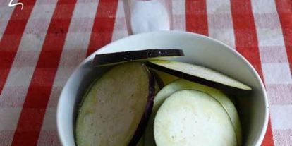 Шаг 4: гондол с баклажанами