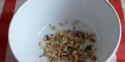 Шаг 8: гондол с баклажанами