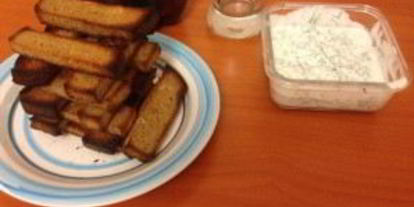 Шаг 4: чесночных гренков к пиву