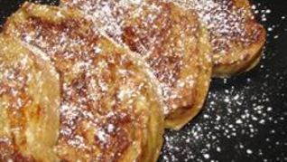 Рецепт Французских гренков с яблочным пюре