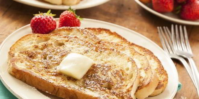 Рецепт гренков без молока