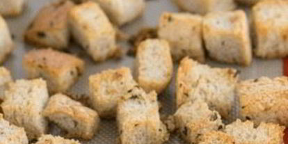 Шаг 3: гренков из белого хлеба в духовке