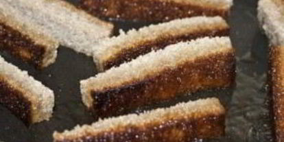 Шаг 1: гренков ржаных с чесноком