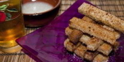 Шаг 4: гренков ржаных с чесноком