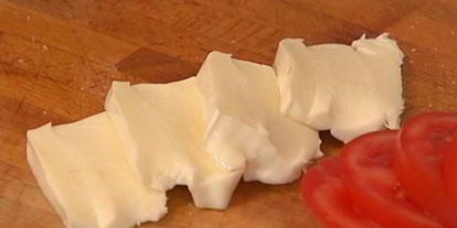 Шаг 7: гренков с баклажанами и моцареллой