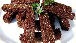 Рецепт Гренков с чесноком и укропом