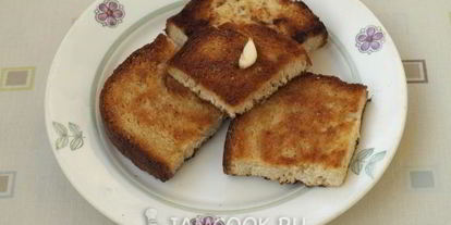 Шаг 3: гренков с чесноком к пиву