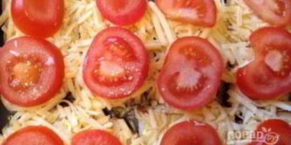 Шаг 3: гренков с помидорами, сыром и чесноком