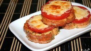 Рецепт Гренков с помидорами