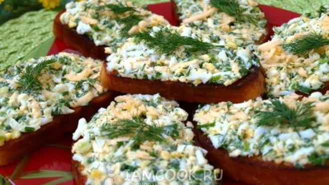 Рецепт Гренков с сыром и чесноком