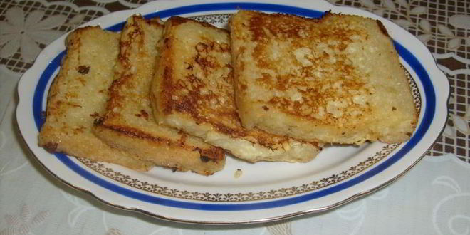 Рецепт гренков с яйцом и молоком