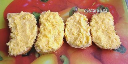 Шаг 5: гренков сахарных, сырных и запеченные с яблоками