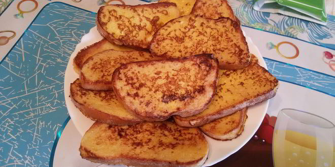 Рецепт гренков сладких