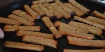 Шаг 5: гренков в духовке к пиву