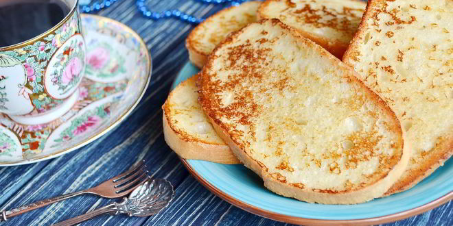 Рецепт сладких гренков