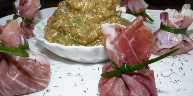 Рецепт баклажанной икры в прошутто