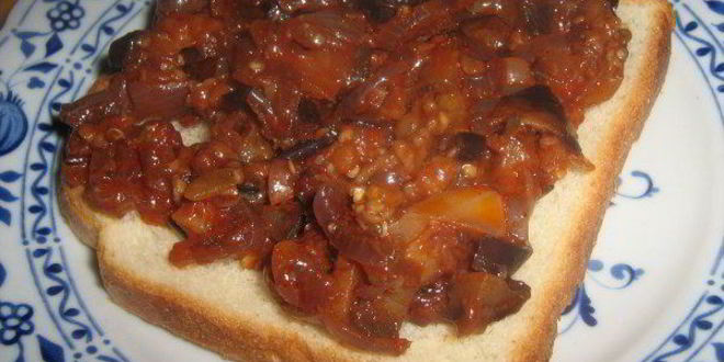 Рецепт быстрой икры из баклажанов